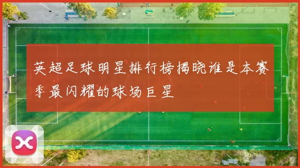 英超足球明星排行榜揭晓谁是本赛季最闪耀的球场巨星